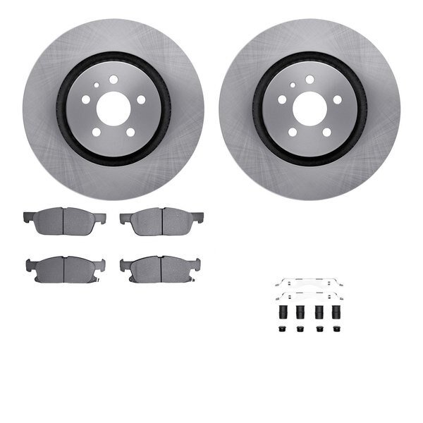 6512-55033, Rotors with 5000 Advanced Brake Pads includes Hardware, Dynamic Friction Co, Mfr#: 6512-55033
